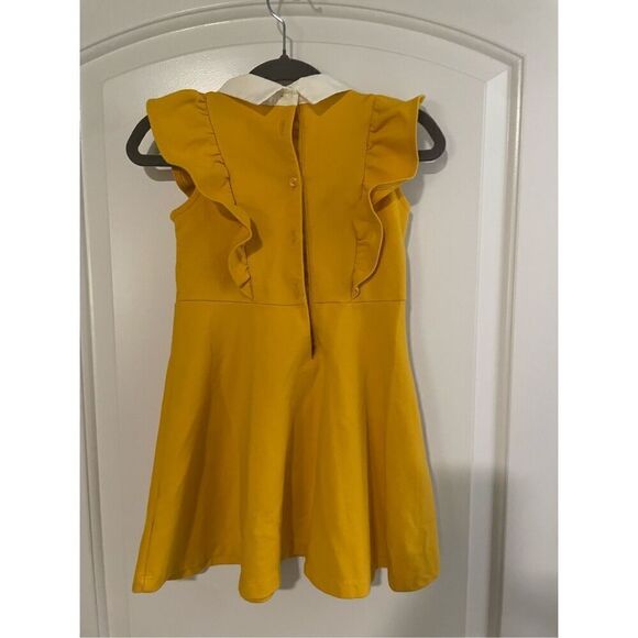 Janie and Jack mustard dress size 4 - Picture 3 of 3